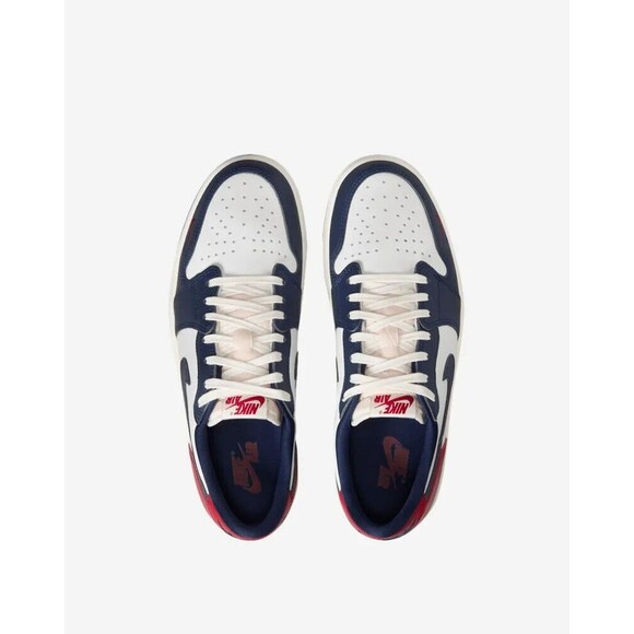 8M / 9.5W - [NEW] Men's Air Jordan 1 Retro Low OG Shoes White HQ2993-100 - Picture 5 of 6